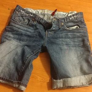 Denim shorts